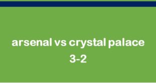 arsenal vs crystal palace